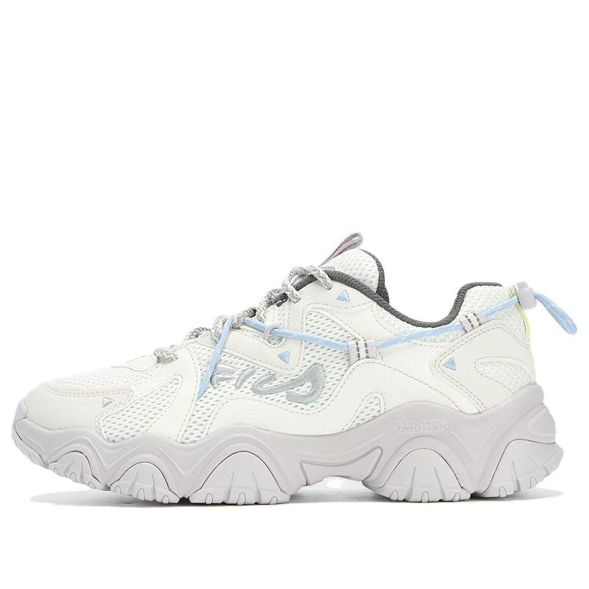 フィラ 白いこと 白いこと 薄墨色 薄墨色 青み 青色 \u0027WHITE GREY\u0027 スニーカー レディース FILA (WMNS) FLUID 4 SNEAKERS F12W332113FGD / WHITE GREY BLUE