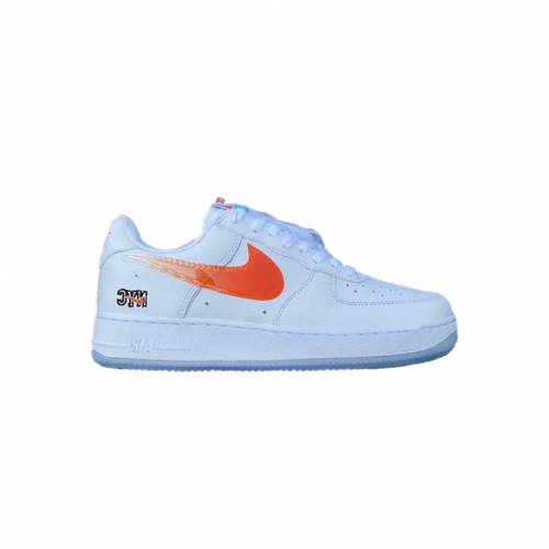 楽天市場 ナイキ 橙 オレンジ エアフォース スニーカー メンズ Orange Nike Kith X 1 Low White Rush Blue Brilliant Cz スニケス