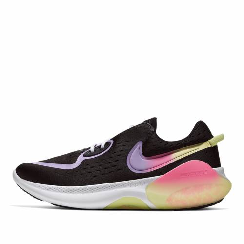 ナイキ レディース デュエル ラン 黒色 ブラック ジョイライド デュアル スニーカー Nike Womens Wmns Marathon Running Shoes Sneakers Black Multi Color Aqua Box Es