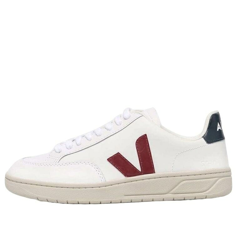 ヴェジャ なめし革 白いこと 白いこと \u0027WHITE NAUTICO\u0027 スニーカー メンズ VEJA V-12 LEATHER MARSALA XD0201955A / WHITE MARSALA NAUTICO