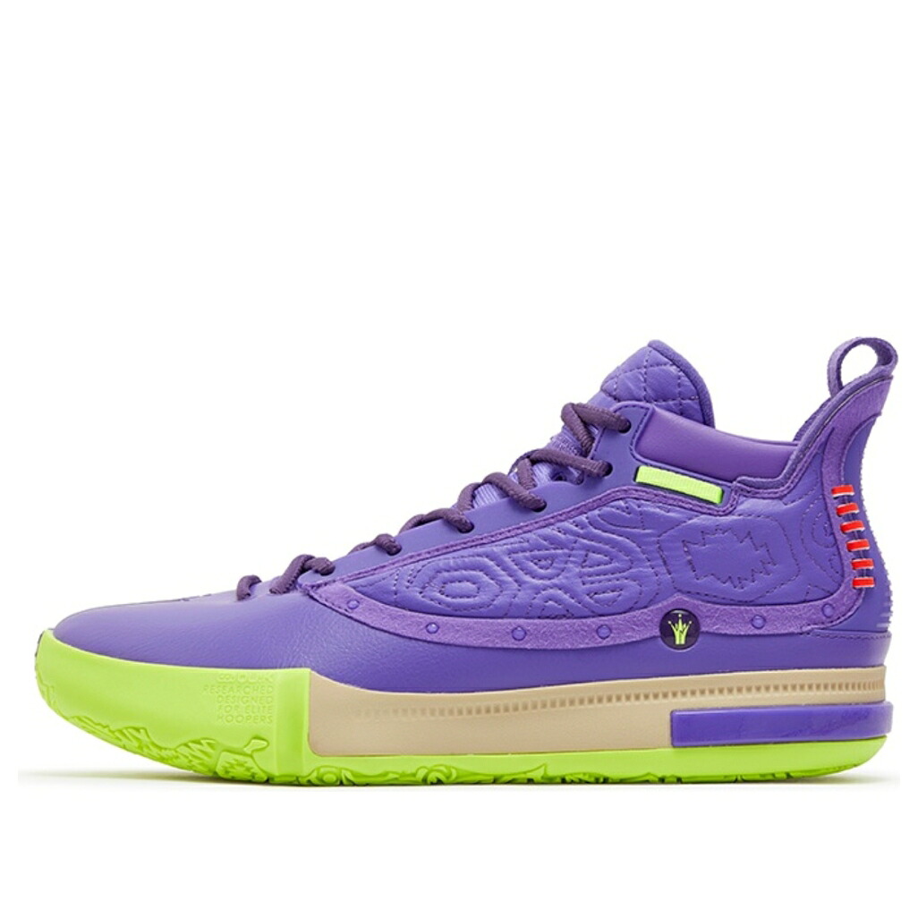 紫 パープル 緑 緑であること \u0027JOKER\u0027 スニーカー メンズ 361 DEGREES 361 DEGREES JOKER 1 572511108-2 / PURPLE GREEN