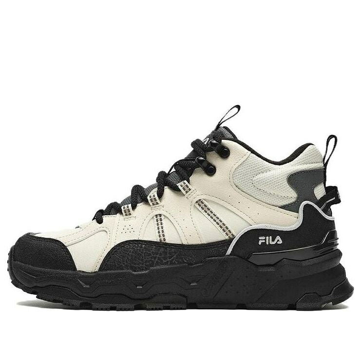 フィラ 白いこと 白いこと 黒いこと 黒いこと \u0027WHITE BLACK\u0027 スニーカー レディース FILA (WMNS) TREK 1S HIGH-TOP SNEAKERS F12W342129FBW / WHITE BLACK