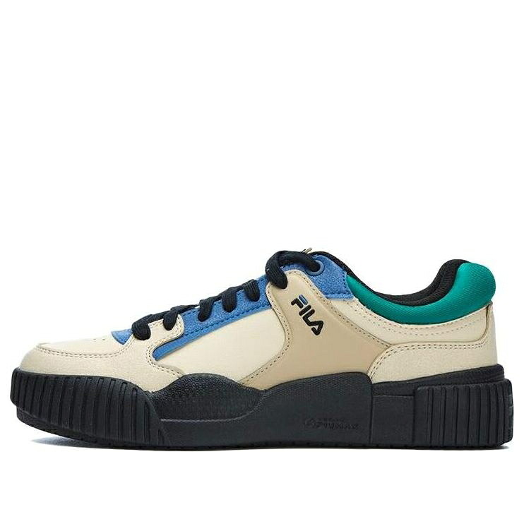 フィラ 青碧 青碧 皮膚軟化剤 緑 緑であること \u0027CREAM GREEN\u0027 スニーカー レディース FILA (WMNS) BLOCKS BLUE F12W312209FAD / CREAM BLUE GREEN