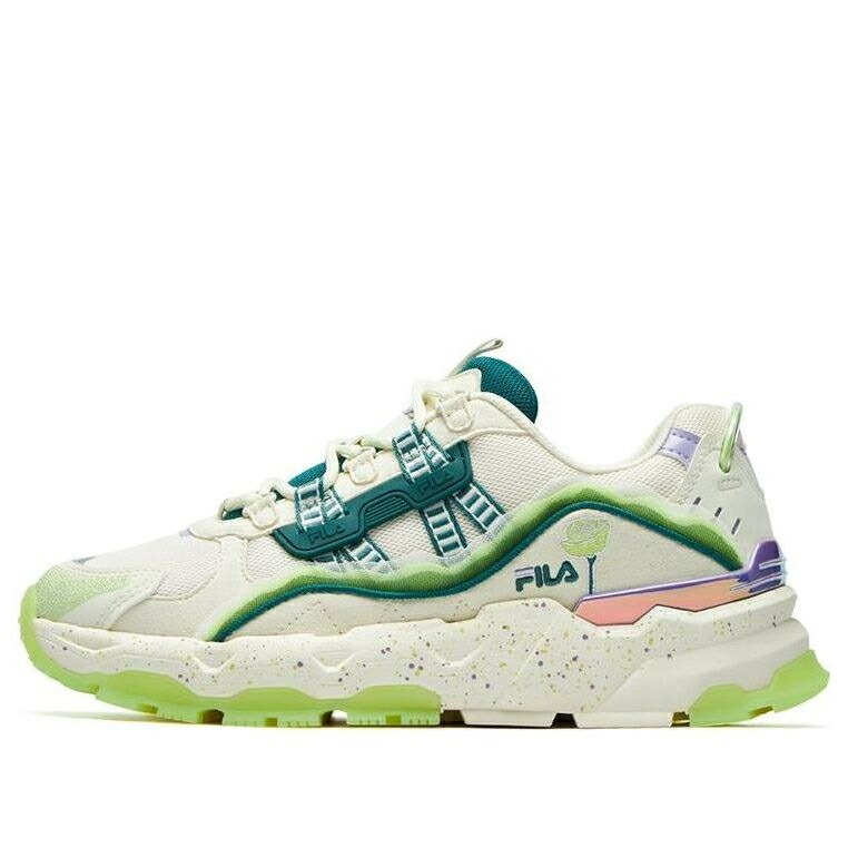 フィラ 白いこと 白いこと 緑 緑であること \u0027WHITE GREEN\u0027 スニーカー レディース FILA (WMNS) DISRUPTOR LOW SNEAKERS F12W131114FWS / WHITE GREEN