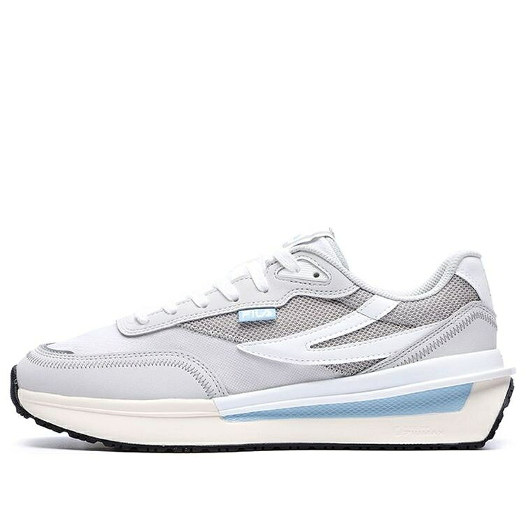フィラ 灰色 グレー 白色 ホワイト 青色 ブルー 'GREY WHITE' スニーカー メンズ FILA RENNO SNEAKERS F12M226122FBB / GREY WHITE BLUE｜スニケス