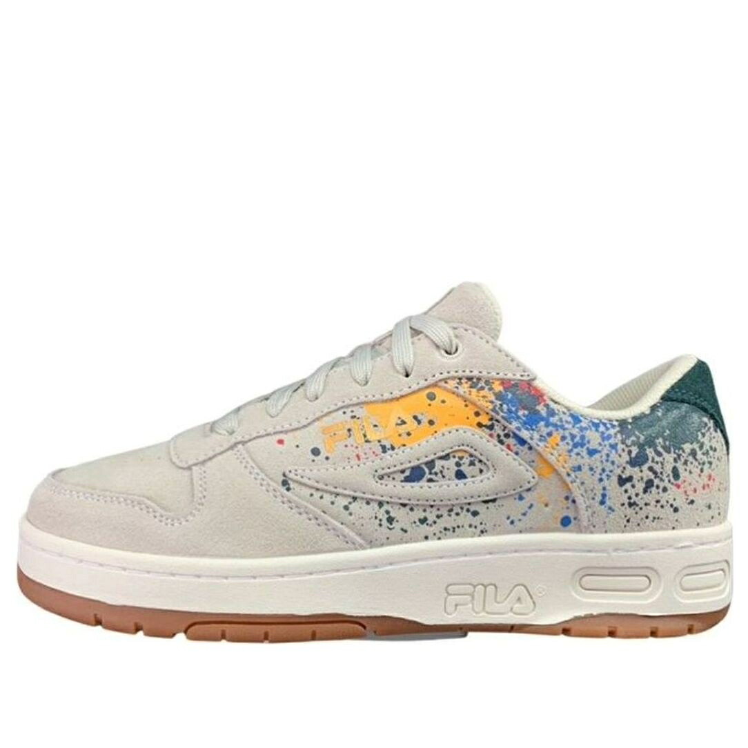 フィラ レザー 灰色 グレー 'GREY MULTI' 1FM01729_116 スニーカー メンズ FILA LNX-100 LEATHER SNEAKERS / GREY MULTICOLOR