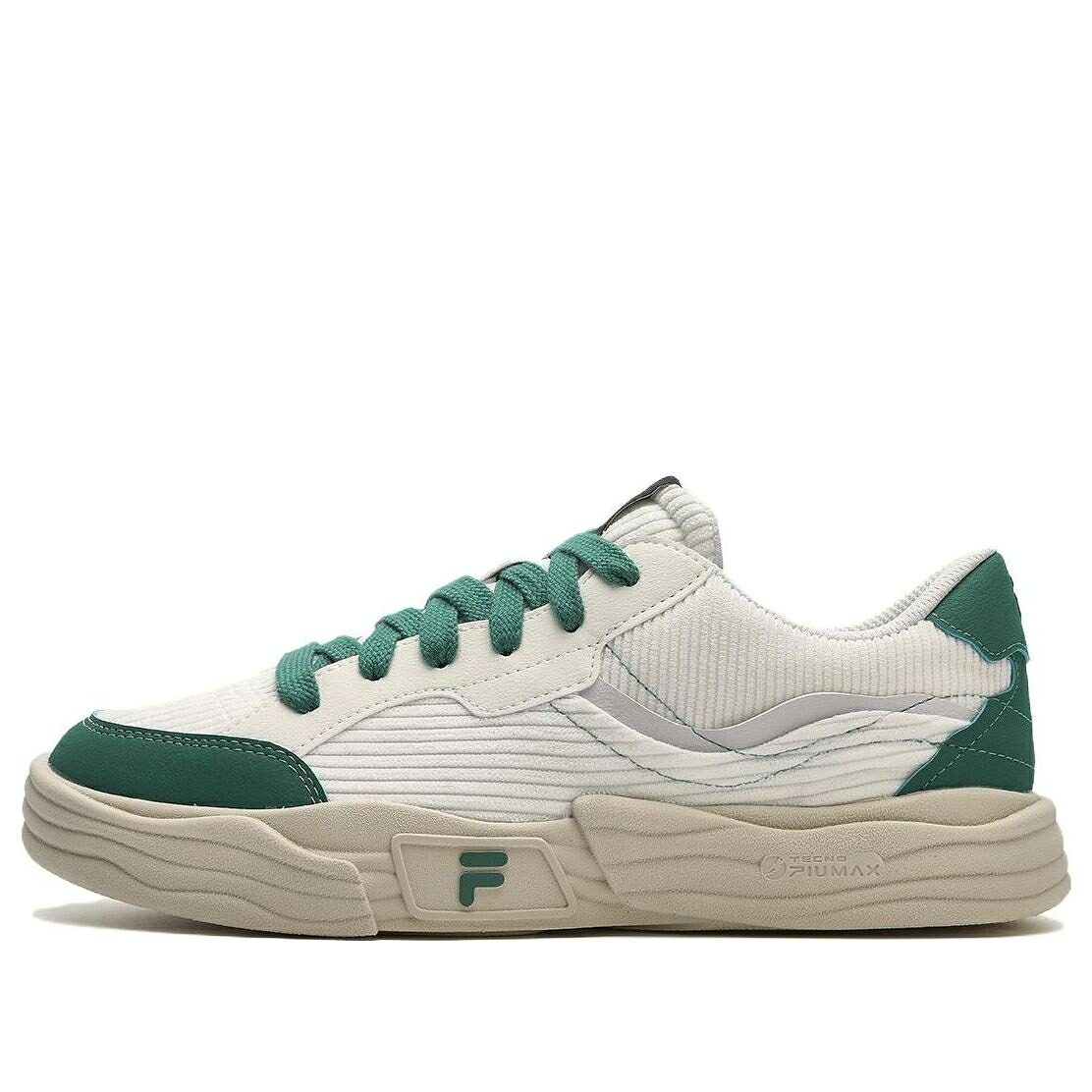 フィラ 核融合反応 白いこと 白いこと 緑 緑であること ベージュ \u0027WHITE GREEN\u0027 スニーカー レディース FILA (WMNS) FUSION POP II T12W342203FGS / WHITE GREEN BEIGE