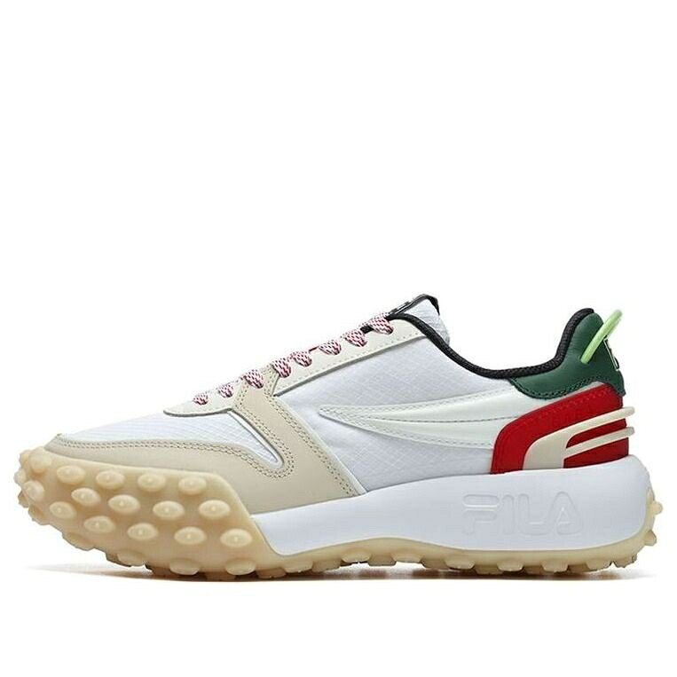 フィラ 赤 赤いこと 白いこと 白いこと 緑 緑であること \u0027WHITE GREEN\u0027 スニーカー レディース FILA (WMNS) GARA CHUNKY SNEAKERS RED F12W213111FWV / WHITE RED GREEN