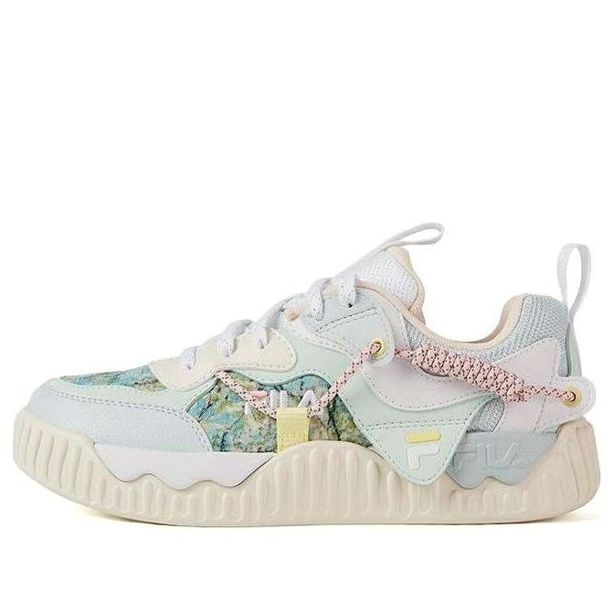 フィラ スケート 青色 ブルー 緑 グリーン 白色 ホワイト ピンク 2.0 'GREEN WHITE' ジュニア キッズ FILA (GS) SKATE SNEAKERS BLUE K15G311302FIW / GREEN BLUE WHITE PINK ベビー マタニティ スニーカー|スニケス