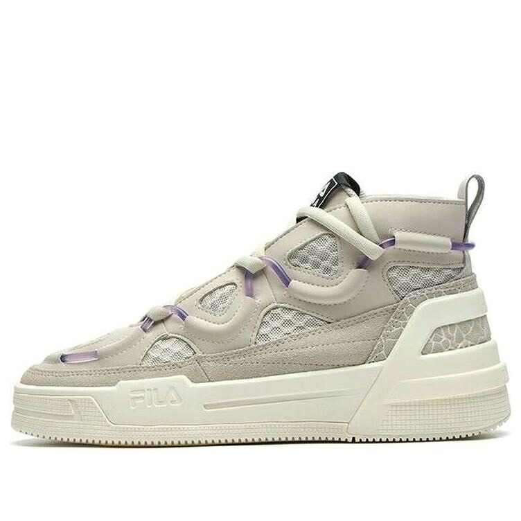 フィラ ぼうぜん自失 ベージュ スニーカー レディース FILA (WMNS) SHOCK ABSORPTION NON-SLIP RETRO F12W141201FOM / BEIGE