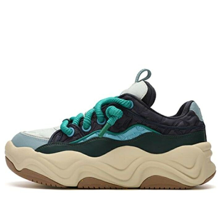フィラ ブルック 白いこと 白いこと 青み 青色 緑 緑であること ベージュ \u0027GREEN BLUE\u0027 スニーカー メンズ FILA BROOK LV SNEAKERS WHITE F12M341202FCF / BLUE GREEN BEIGE