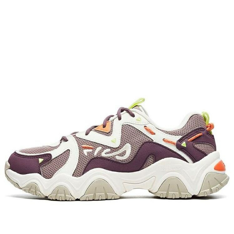 フィラ スニーカー 運動すること靴 白いこと 白いこと 紫 パープル ベージュ \u0027WHITE PURPLE\u0027 スニーカー レディース FILA (WMNS) FLUID 4 CAT CLAW FASHION SHOES F12W242101FFC / WHITE PURPLE BEIGE
