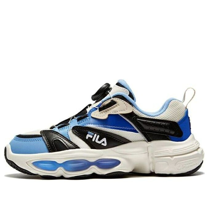 フィラ クラシック スニーカー 運動靴 青色 ブルー 白色 ホワイト 黒色 ブラック 'WHITE BLACK' ジュニア キッズ FILA (GS) CLASSIC RUNNING SHOES BLUE K15B341119FLA / WHITE BLUE BLACK ベビー マタニティ ス