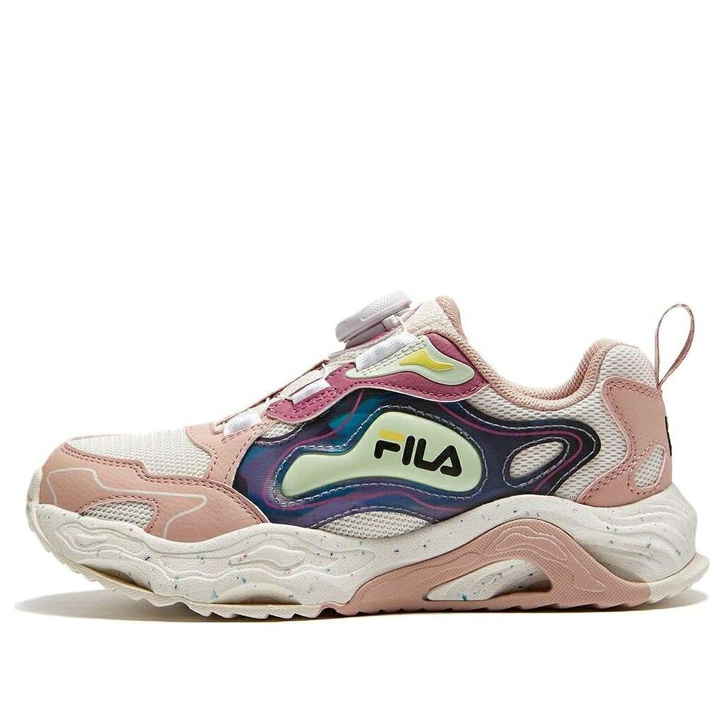 フィラ スニーカー 運動靴 ピンク 白色 ホワイト 'PINK WHITE' ジュニア キッズ FILA (GS) SPORTSWEAR RUNNING SHOES K15G342504FMB / PINK WHITE PUPLE ベビー マタニティ スニーカー