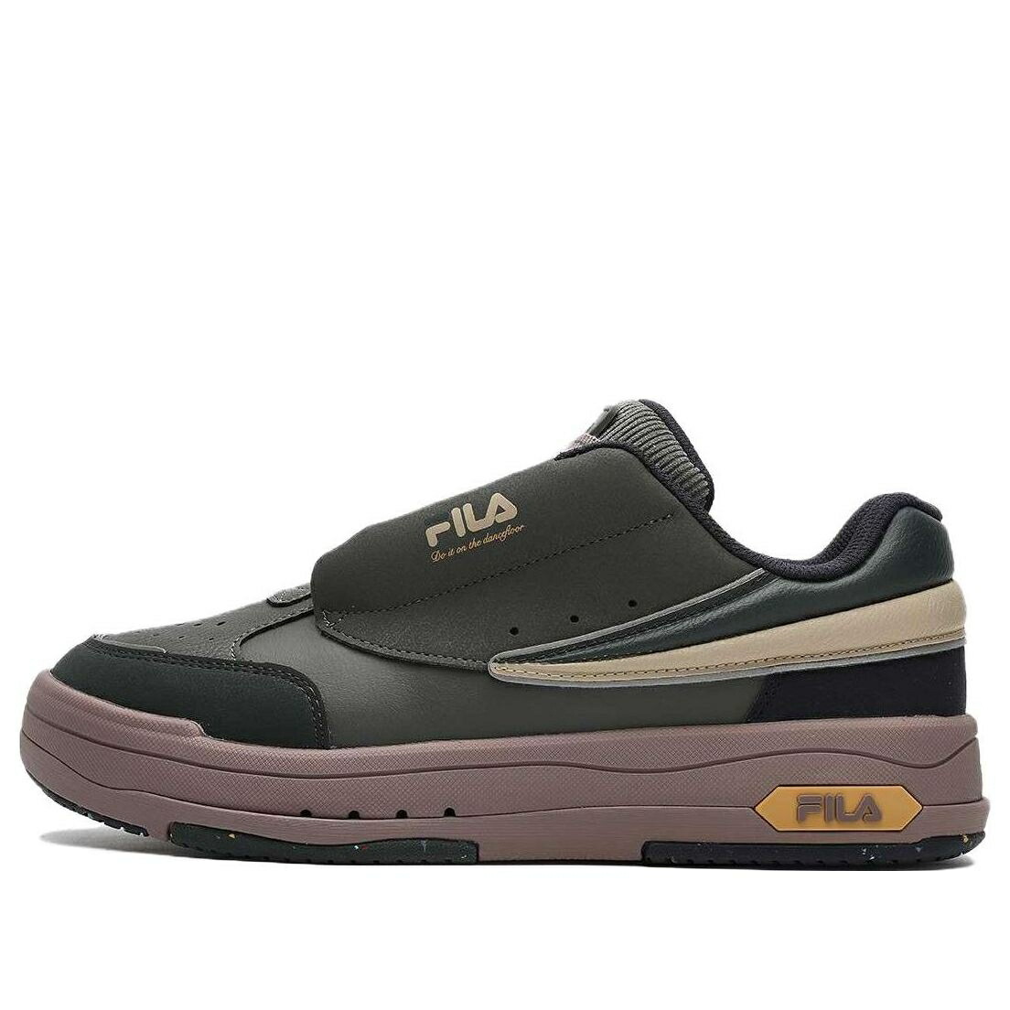 フィラ スケート ダンス スニーカー 運動靴 黒色 ブラック 灰色 グレー 茶色 ブラウン 'GREY BROWN' スニーカー メンズ FILA MIX SKATE DANCE SHOES BLACK F12M344201FCG / GREY BLACK BROWN