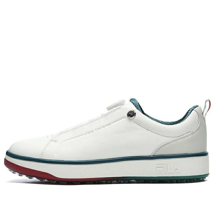 フィラ ゴルフ スニーカー 運動すること靴 白いこと 白いこと 緑 緑であること \u0027WHITE GREEN\u0027 スニーカー メンズ FILA GOLF 1911 SHOES A12M311707FVS / WHITE GREEN