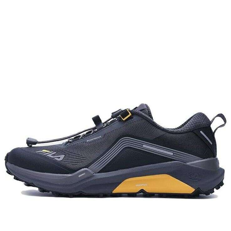 フィラ スニーカー 運動すること靴 黒いこと 黒いこと 橙 オレンジ色 \u0027BLACK ORANGE\u0027 スニーカー メンズ FILA YOGA 3A LYNX 1 SHOES A12M341202FGA / BLACK ORANGE