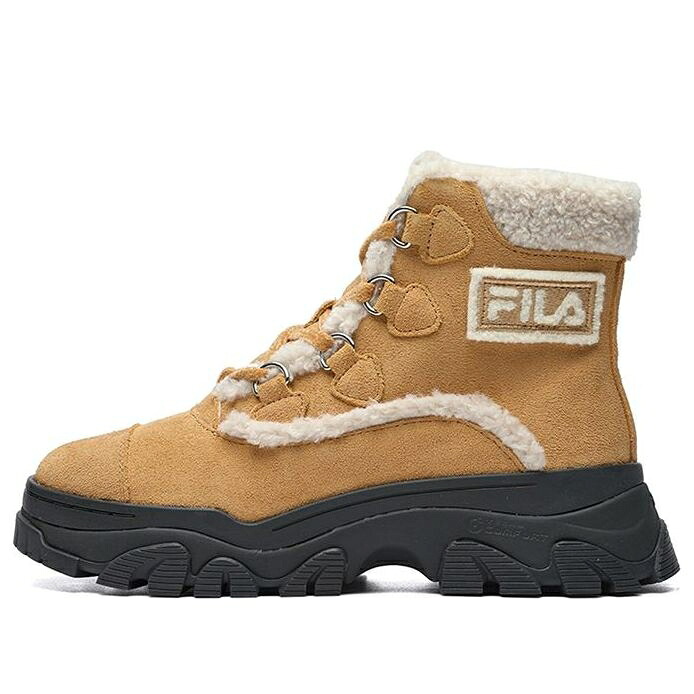 フィラ ウォーム ブーツ 赤銅色 赤銅色 白いこと 白いこと \u0027BROWN WHITE\u0027 スニーカー レディース FILA (WMNS) WARM SNOW BOOTS F12W144404FTF / BROWN WHITE