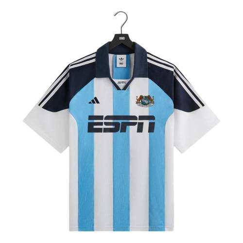アディダス プルオーバー 白いこと 白いこと 青碧 青碧 \u0027WHITE BLUE\u0027 スニーカー メンズ KITH FOR ADIDAS FOOTBALL ESPN JERSEY JF3233 / WHITE BLUE