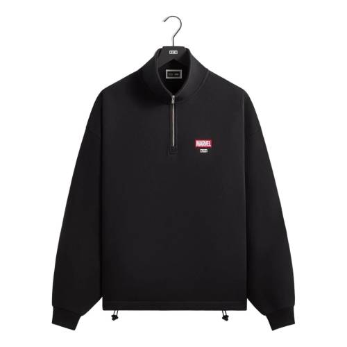 黒いこと 黒いこと \u0027BLACK\u0027 スニーカー メンズ KITH X MARVEL WOLVERINE NELSON QUARTER ZIP KHM034775-001 / BLACK