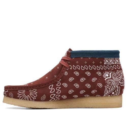 クラークス ブーツ 'PAISLEY BRICK' スニーカー レディース CLARKS (WMNS) WALLABEE BOOTS 26168826 / BRICK PAISLEY