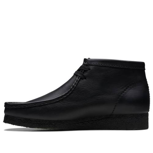 クラークス ブーツ 黒色 ブラック 'BLACK' スニーカー メンズ CLARKS WALLABEE BOOTS 26155512 / BLACK