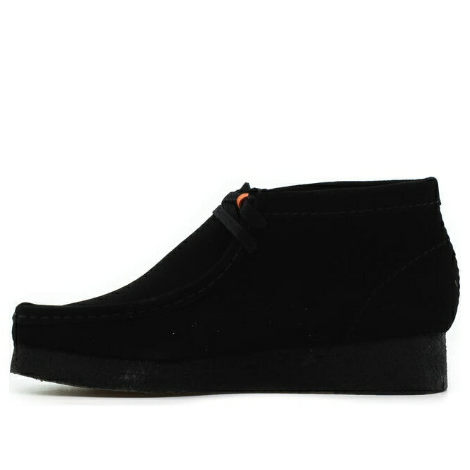 クラークス ブーツ スエード スウェード 黒色 ブラック 'BLACK' スニーカー レディース CLARKS (WMNS) WALLABEE BOOTS SUEDE 26155521 / BLACK