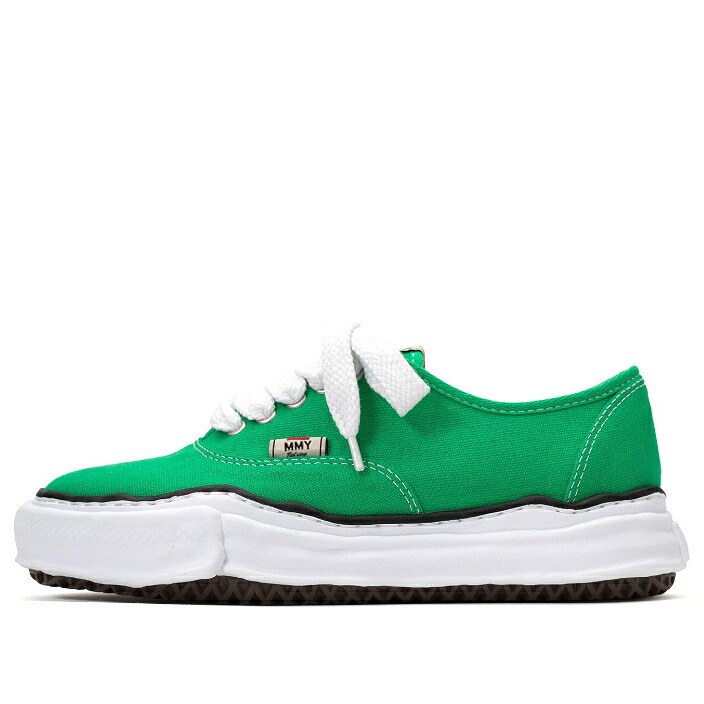 棲み家 ミハラヤスヒロ 靴 スニーカー 緑 緑であること \u0027GREEN\u0027 メンズ MAISON MIHARA YASUHIRO MAISON MIHARA YASUHIRO BAKER OG SOLE CANVAS LOW-TOP SNEAKER A02FW704-GRN / GREEN