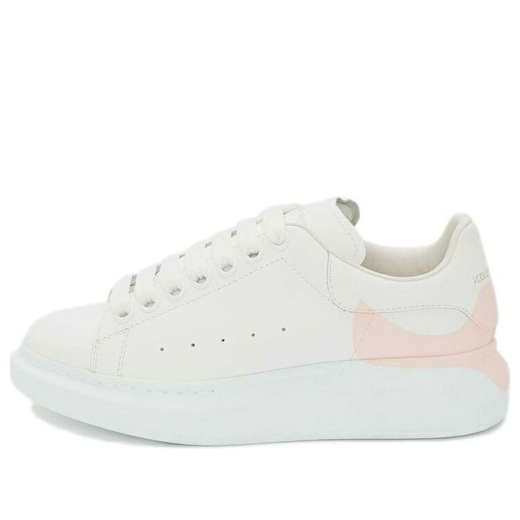 アレキサンダーマックイーン 靴 スニーカー ピンク 白色 ホワイト 'WHITE HEEL' レディース ALEXANDER MCQUEEN (WMNS) ALEXANDER MCQUEEN OVERSIZED SNEAKER PINK 650789WHZ4U9648 / WHITE PINK｜スニケス