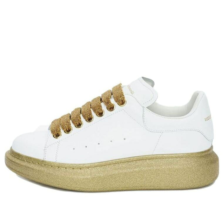 アレキサンダーマックイーン 靴 スニーカー 白色 ホワイト ゴールド 'WHITE GOLD' レディース ALEXANDER MCQUEEN (WMNS) ALEXANDER MCQUEEN OVERSIZED SNEAKER 553770WHWKV9075 / WHITE GOLD 154,550円