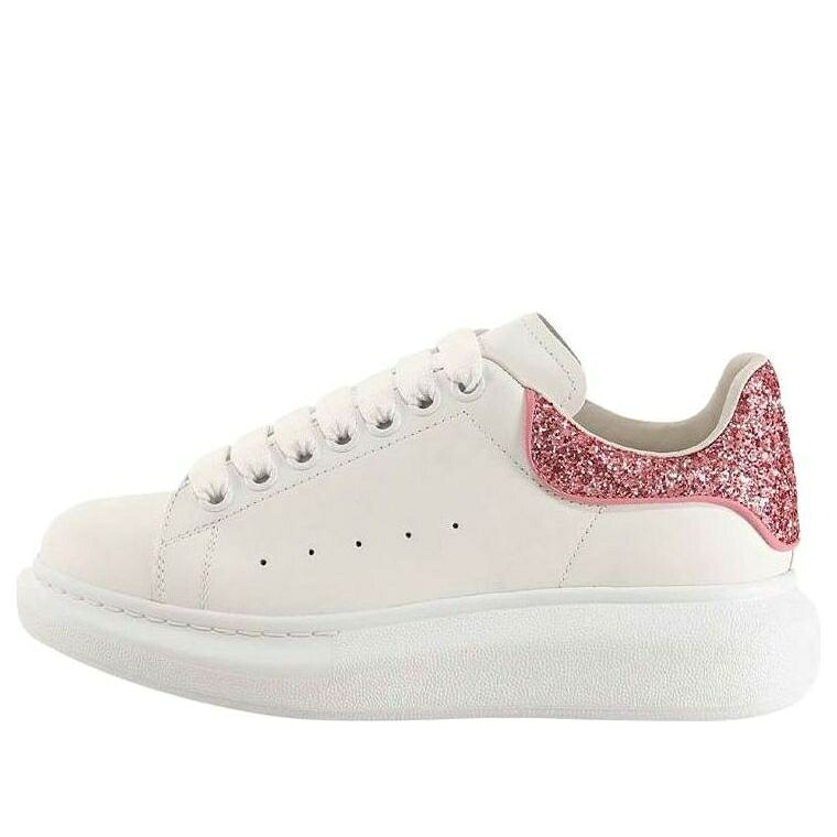 アレキサンダーマックイーン 靴 スニーカー サクラ色 ベージュ \u0027BEIGE GLITTER\u0027 レディース ALEXANDER MCQUEEN (WMNS) ALEXANDER MCQUEEN OVERSIZED SNEAKER PINK 558945WIA4Y9414 / BEIGE PINK