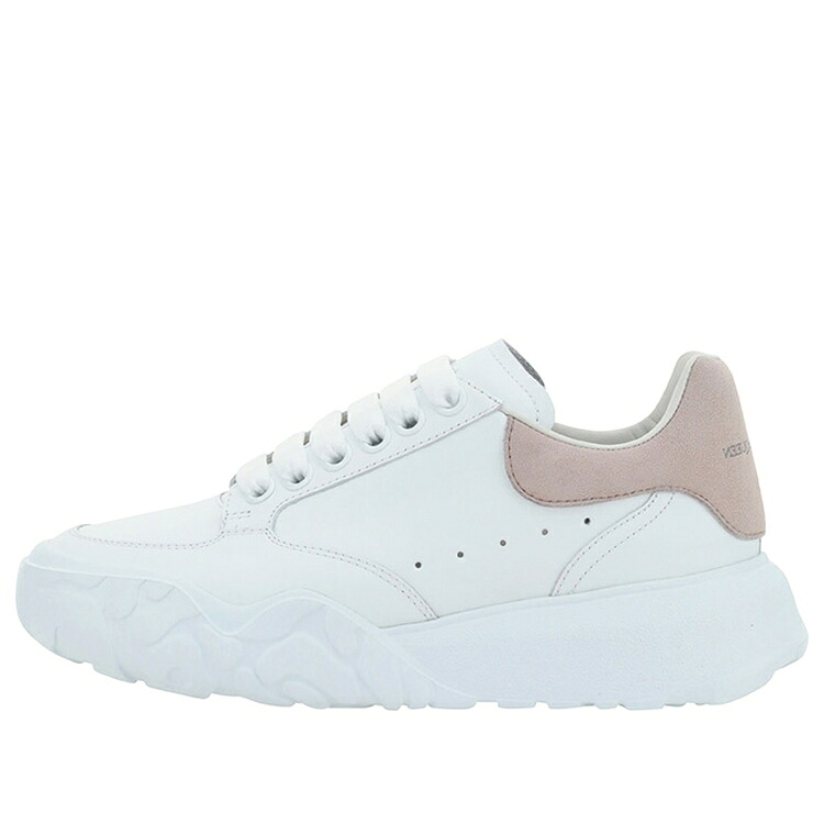 アレキサンダーマックイーン コート トレーナー 白色 ホワイト 'WHITE PATCHOULI' スニーカー レディース ALEXANDER MCQUEEN (WMNS) ALEXANDER MCQUEEN OVERSIZED COURT TRAINER 633915WIA9A9182 / WHITE PATCHOULI|スニケス