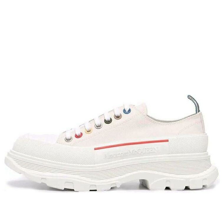 アレキサンダーマックイーン 白色 ホワイト WHITE MULTICOLOR スニーカー メンズ ALEXANDER MCQUEEN ALEXANDER MCQUEEN TREADSLICK SNEAKERS 604257W4MVG9533 / WHITE MULTICOLOR