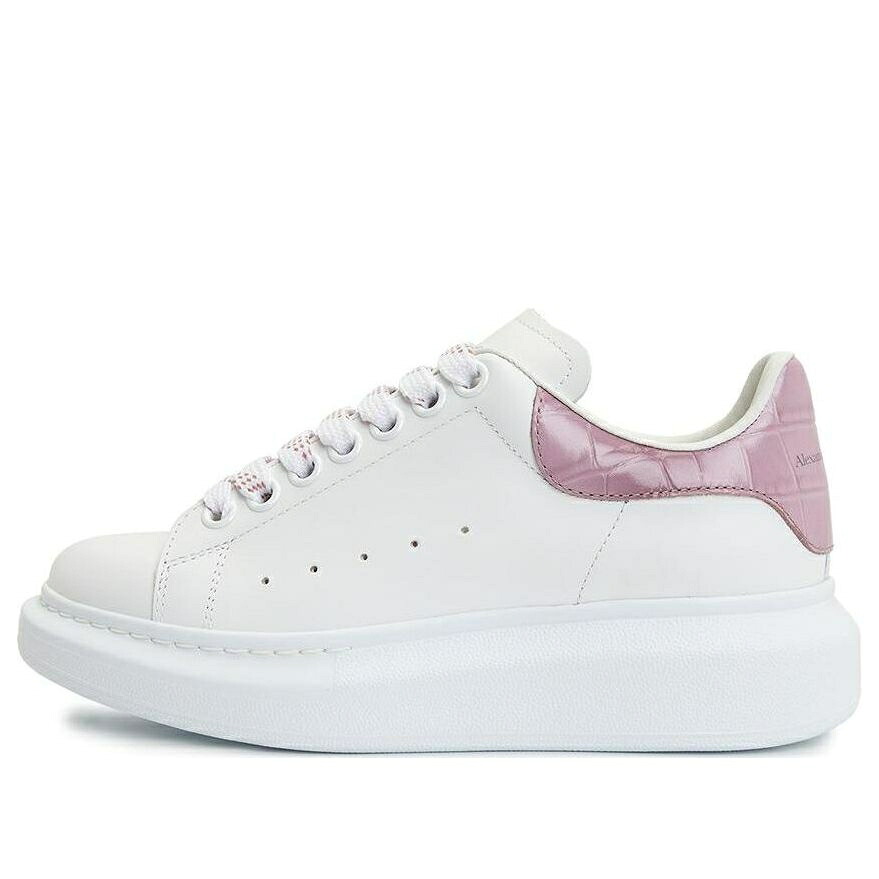 アレキサンダーマックイーン サクラ色 白いこと 白いこと \u0027WHITE スニーカー レディース ALEXANDER MCQUEEN (WMNS) ALEXANDER MCQUEEN OVERSIZED SNEAKERS PINK 718233WICG68887 / WHITE PINK