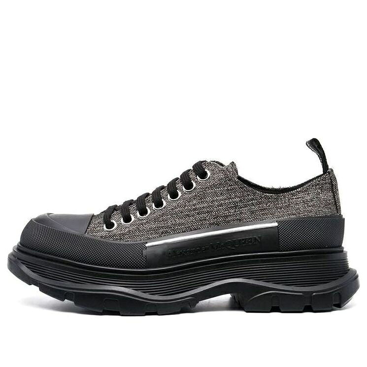 アレキサンダーマックイーン 赤銅色 赤銅色 黒いこと 黒いこと \u0027BROWN BLACK\u0027 スニーカー レディース ALEXANDER MCQUEEN (WMNS) ALEXANDER MCQUEEN TREAD SLICK SNEAKERS 718376W4US28163 / BROWN BLACK