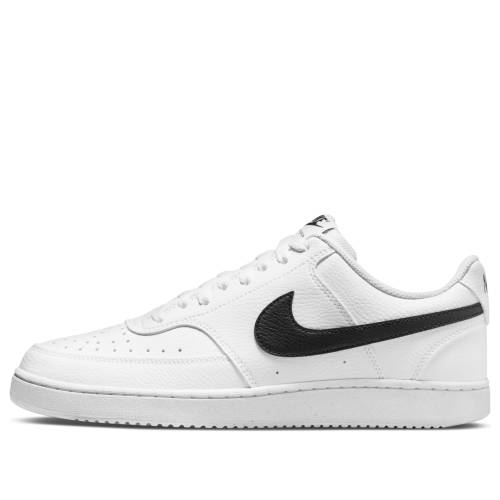 ナイキ 厚地の外套 白いこと 白いこと 黒いこと 黒いこと \u0027WHITE BLACK\u0027 スニーカー メンズ NIKE COURT VISION LOW NEXT NATURE DH2987-101 / WHITE BLACK
