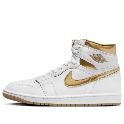 ナイキ ジョーダン 白いこと 白いこと ゴールド \u0027WHITE GOLD\u0027 スニーカー レディース JORDAN (WMNS) AIR 1 OG METALLIC FD2596-107 / WHITE METALLIC GOLD GUM LIGHT