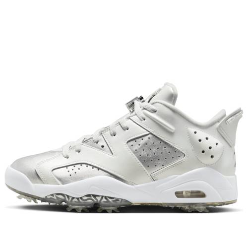 ナイキ ジョーダン ゴルフ しろがね色 しろがね色 \u0027GIFT GIVING\u0027 スニーカー メンズ JORDAN AIR 6 RETRO LOW GOLF FD6719-001 / PHOTON DUST METALLIC SILVER