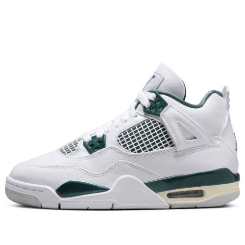 ナイキ ジョーダン 白いこと 白いこと 緑 緑であること \u0027OXIDIZED GREEN\u0027 お坊っちゃん キッズ JORDAN (GS) AIR 4 RETRO FQ8213-103 / WHITE OXIDIZED GREEN WHITE もの言う花 マタニティ スニーカー