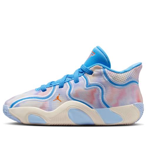 ナイキ ジョーダン 青碧 青碧 象牙色 \u0027TIE DYE\u0027 お坊っちゃん キッズ JORDAN (なおなお書き) AIR TATUM 3 HF3137-400 / UNIVERSITY BLUE PALE IVORY ROYAL もの言う花 マタニティ スニーカー