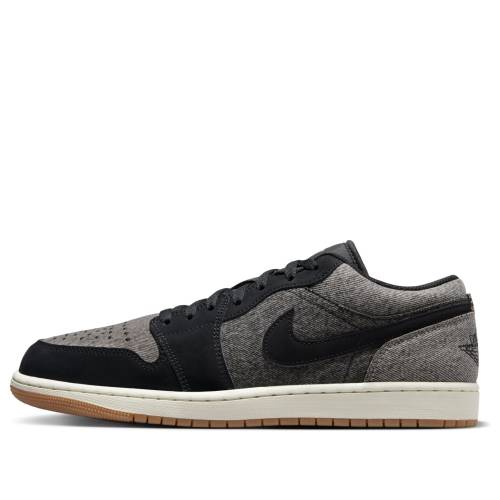 ナイキ ジョーダン 黒いこと 黒いこと 薄墨色 薄墨色 \u0027BLACK DENIM\u0027 スニーカー メンズ JORDAN AIR 1 LOW SE HJ4360-001 / BLACK LIGHT SMOKE GREY SAIL