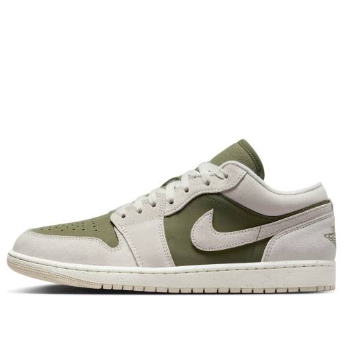 ナイキ ジョーダン オリーブ \u0027MEDIUM OLIVE\u0027 スニーカー メンズ JORDAN AIR 1 LOW HV4089-201 / MEDIUM OLIVE SAIL LIGHT OREWOOD スニーカー-靴