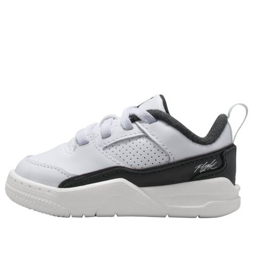 ナイキ ジョーダン フライト コート 白色 ホワイト 黒色 ブラック 'WHITE BLACK' ベビー JORDAN (TD) AIR FLIGHT COURT HF3331-112 / WHITE BLACK|スニケス