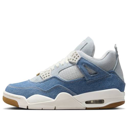 ナイキ ジョーダン 茶色 ブラウン 青色 ブルー 'DENIM' スニーカー レディース JORDAN (WMNS) AIR 4 TEX IB6716-100 / SAIL GUM LIGHT BROWN WORN BLUE