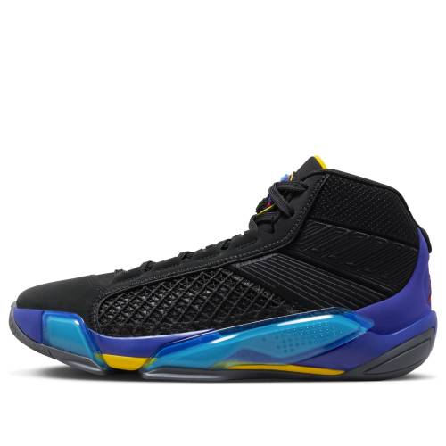 ナイキ ジョーダン 黒いこと 黒いこと 調和 コン吊りひも \u0027AQUA\u0027 スニーカー メンズ JORDAN AIR 38 PF DZ3355-001 / BLACK BRIGHT CONCORD AQUATONE