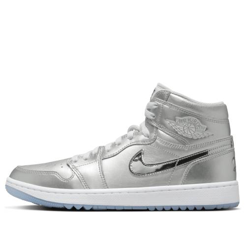 ナイキ ジョーダン ハイ ゴルフ 銀色 シルバー 'GIVING' スニーカー メンズ JORDAN AIR 1 HIGH GOLF FD6815-001 / SILVER