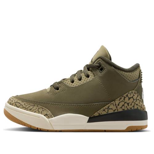 ナイキ ジョーダン オリーブ 'FAMILY AFFAIR' ジュニア キッズ JORDAN (PS) AIR 3 RETRO DM0966-202 / MEDIUM OLIVE SEQUOIA NEUTRAL ベビー マタニティ スニーカー