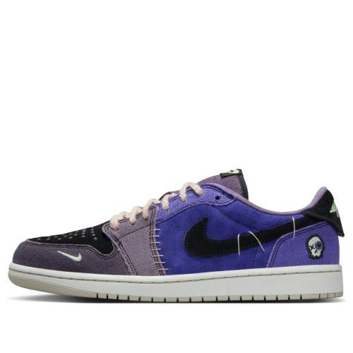 ナイキ ジョーダン 紫 パープル 緑 緑であること 黒いこと 黒いこと \u0027VOODOO ALTERNATE\u0027 スニーカー メンズ JORDAN AIR 1 X ZION WILLIAMSON RETRO LOW OG IH2309-500 / REGENCY PURPLE VAPOR GREEN BLACK