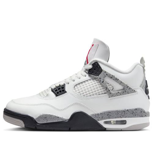 ナイキ ジョーダン 白色 ホワイト ファイア 赤 レッド テック 灰色 グレー WHITE CEMENT スニーカー メンズ JORDAN AIR 4 RETRO 2025 FV5029-100 / SUMMIT WHITE FIRE RED TECH GREY