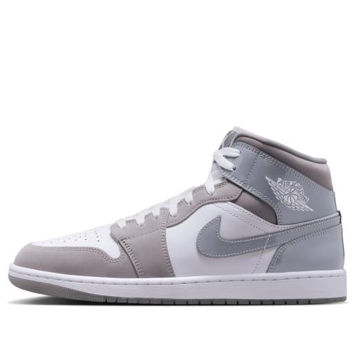 ナイキ ジョーダン ミッド 冷やりとした 薄墨色 薄墨色 白いこと 白いこと \u0027COOL GREY\u0027 スニーカー メンズ JORDAN AIR 1 MID HF3216-100 / COOL GREY WHITE GREY NUBUCK